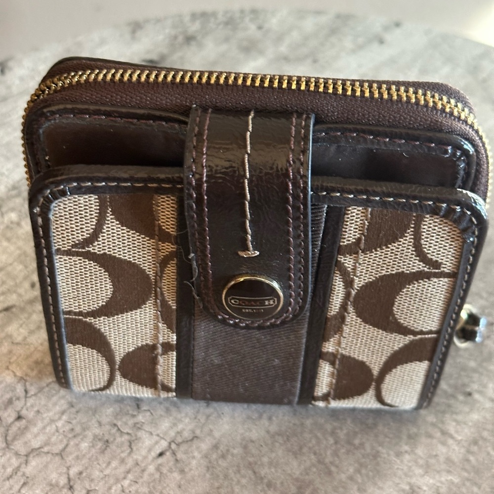 Coach Dark Brown Leather Accessory